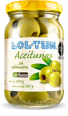 Aceitunas en Salmuera sin Hueso 250 g
