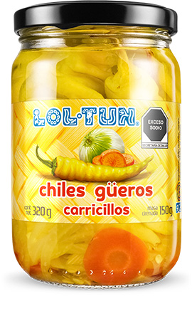 Chiles Güeros Carricillos 320 g