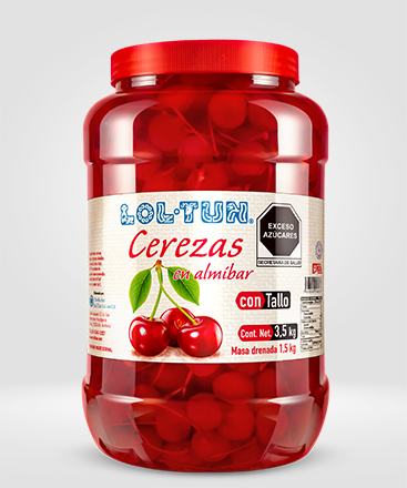 Cerezas con tallo 3.5 kg