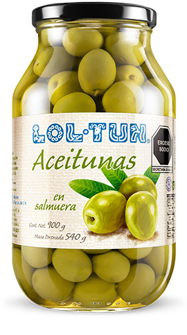 Aceitunas en Salmuera con Hueso 900 g