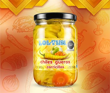 Chiles Güeros Carricillos 320 g